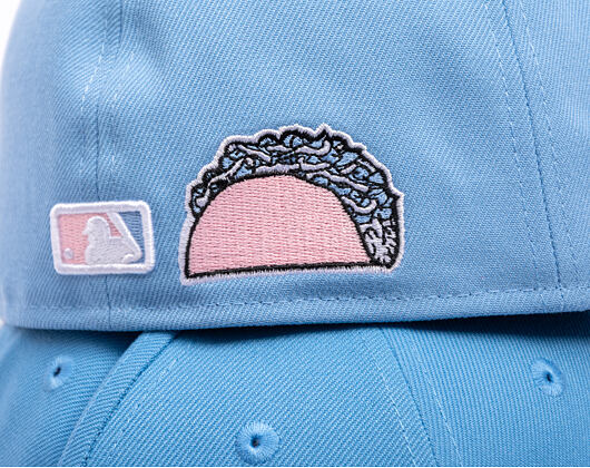 Kappe New Era - MLB Palm & Taco 59FIFTY - LA Dodgers - Sky Blue / Pink UV
