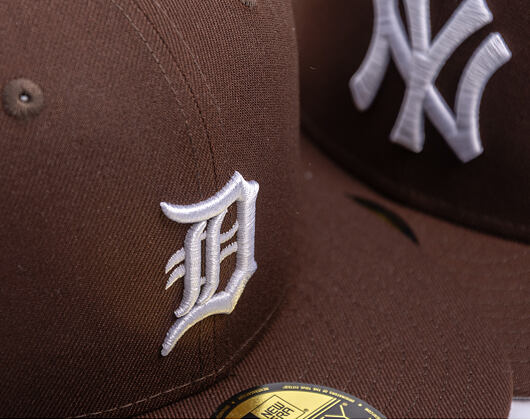 Kappe New Era - MLB Seasonal 59FIFTY - Detroit Tigers - Burnt Wood - Brown