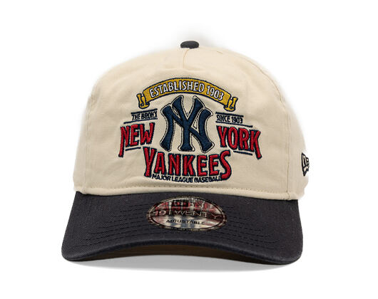 Kappe New Era - MLB Washed Graphic 19TWENTY - NY Yankees - Cream