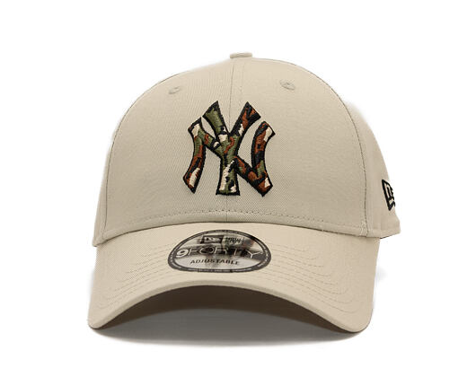Kappe New Era - MLB Outline Camo 9FORTY - NY Yankees - Stone