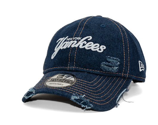 Kappe New Era - MLB Denim Distress 9TWENTY - NY Yankees - Navy