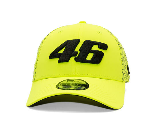 Kappe New Era - Valentino Rossi VR46 All Over Print 9FORTY - VR46 - Yellow