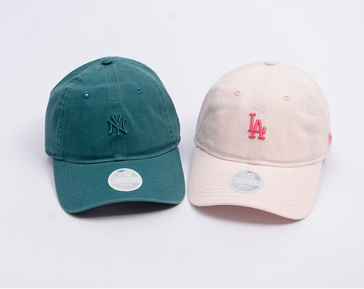 Damen Kappe New Era - MLB Washed Mini 9TWENTY - LA Dodgers - Blush Pink