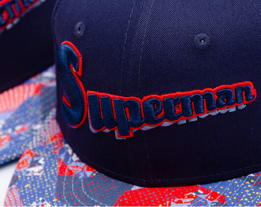 Kinder Kappe New Era - Warner Bros DC Universe 9FIFTY - Superman - Navy