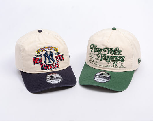 Kappe New Era - MLB Washed Graphic 19TWENTY - NY Yankees - Cream