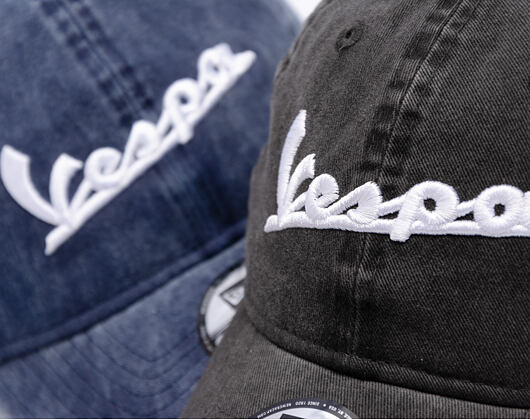 Kappe New Era - Piagio Washed 9TWENTY - Vespa - Black