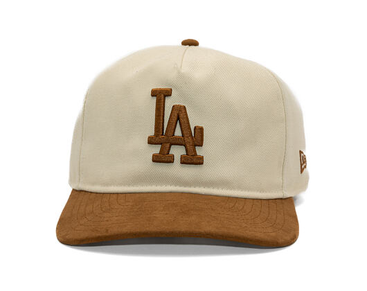 Kappe New Era - MLB Suede Visor 9FIFTY A-Frame - LA Dodgers - Cream