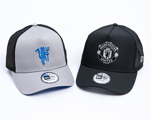 Kappe New Era -  Seasonal 9FORTY Trucker - Manchester United FC - Grey