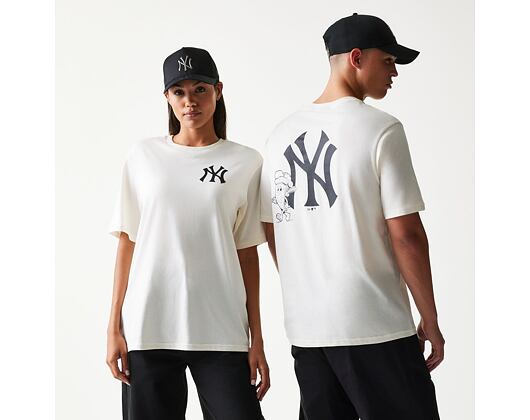 T-Shirt New Era - MLB Food Graphic Tee - NY Yankees - Off White