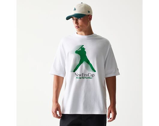 T-Shirt New Era - Player Graphic Oversized Tee - White