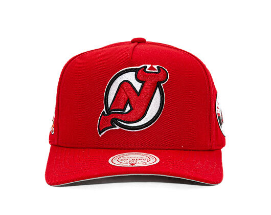 Kappe Mitchell & Ness - New Jersey Devils - Double Clutch Pro Snapback - Red