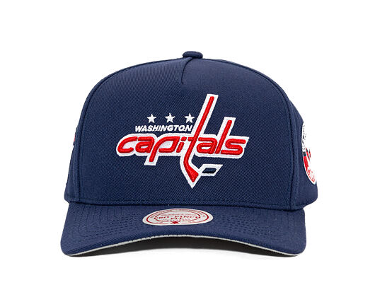 Kappe Mitchell & Ness - Washington Capitals - Double Clutch Pro Snapback - Navy