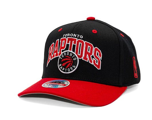 Kappe Mitchell & Ness - NBA Team Arch Snapback - Toronto Raptors - Black / Red