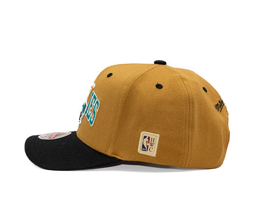 Kappe Mitchell & Ness - NBA Team Arch Snapback - Vancouver Grizzlies - Brown / Black