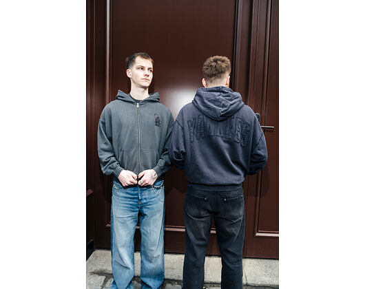 Pullover New Era - MLB Washed Full Zip Hoody - NY Yankees - Black