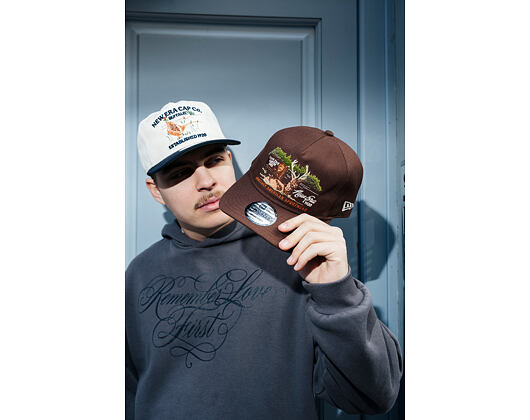 Kappe New Era - Branded Outdoor Graphic 19TWENTY - Chestnut Brown