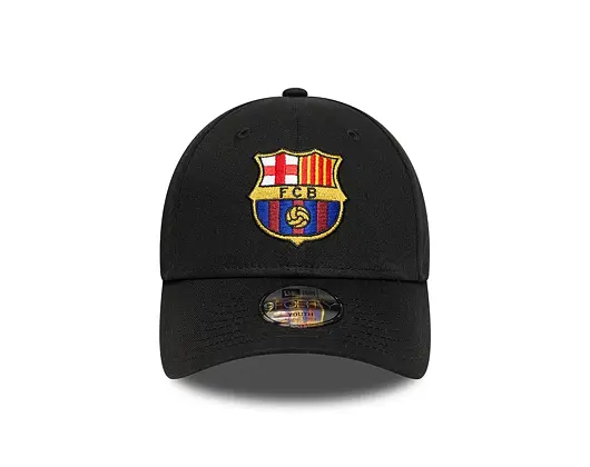 Kinder Kappe New Era - Core Logo 9FORTY Kids - Barcelona FC - Black