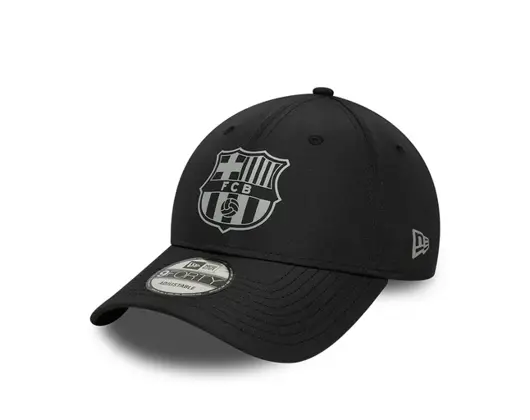 Kappe New Era - Reflective 9FORTY - Barcelona FC - Black