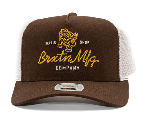 Kappe Brixton - Tolman MP Trucker - Pinecone Brown/White