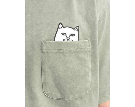 T-Shirt Lord Nermal Pocket Tee (Sage Vintage Wash)