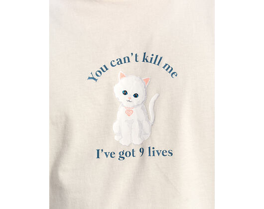 T-Shirt 9 Lives Tee (Bone)