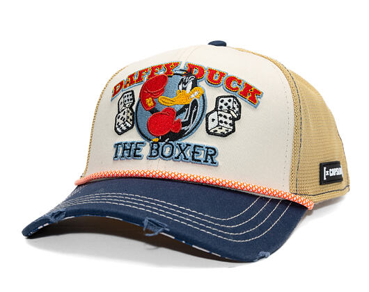 Kappe Capslab - Looney Tunes Daffy Duck The Boxer - Vanilla / Navy