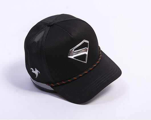 Kappe Capslab - Trucker DC Comics - Metal Superman Patch - Black / Silver