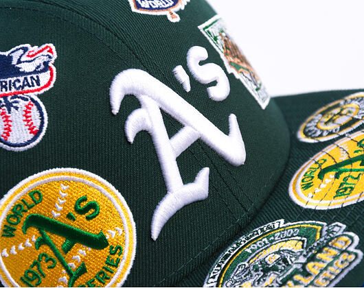 Kappe New Era - MLB All Over Logo 59FIFTY - Oakland Athletics - Team Color