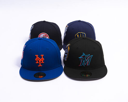 Kappe New Era - MLB Hidden Hit 59FIFTY - Miami Marlins - Team Color
