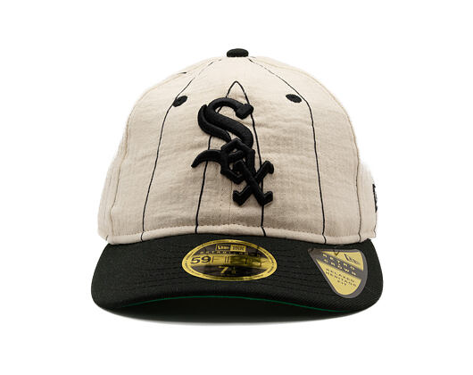 Kappe New Era - MLB Retro Linen Pinstripe 59FIFTY Retro Crown - Chicago White Sox - Team Color