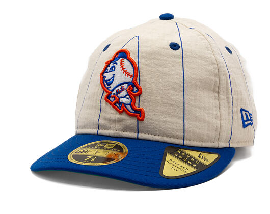 Kappe New Era - MLB Retro Linen Pinstripe 59FIFTY Retro Crown - NY Mets - Team Color