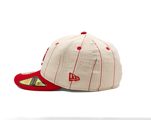 Kappe New Era - MLB Retro Linen Pinstripe 59FIFTY Retro Crown - St. Louis Cardinals - Team Color