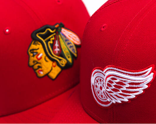 Kappe New Era - NHL Core Mesh 9SEVENTY Stretch-Snap - Detroit Red Wings - Team Color