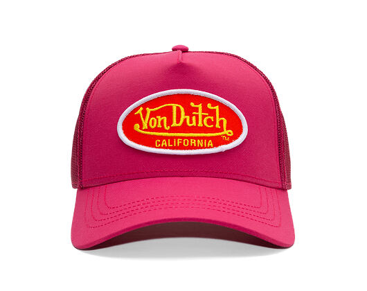 Kappe Von Dutch - Trucker - Cali Patch Pink/Red