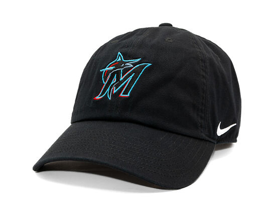 Kappe Nike - Club Unstructured - Miami Marlins - Black 00A