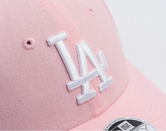 Kinder Kappe New Era - MLB Linen 9FORTY M-CROWN - LA Dodgers - Pink Rouge / White