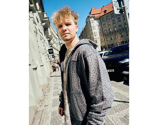 Pullover Ripngems Zip Up Hoodie (Charcoal Wash)