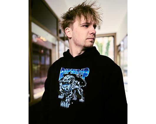 Pullover Cyborg Hoodie (Black Wash)