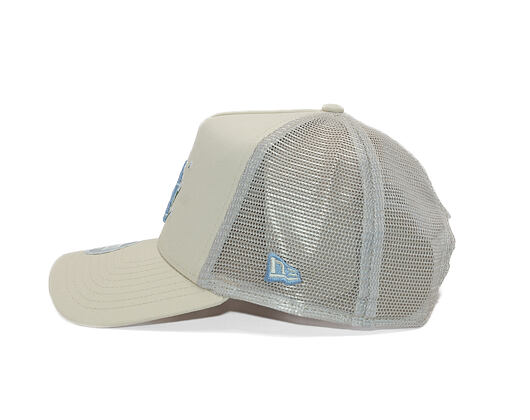 Damen Kappe New Era - MLB Floral 9FORTY A-Frame Trucker - LA Dodgers - Cream / Sky Blue