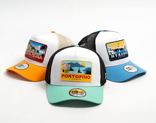 Kappe New Era - Branded Location Patch 9FORTY A-Frame Trucker - Green