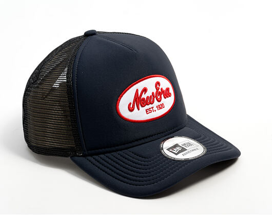 Kappe New Era - Branded Oval Foam Patch 9FORTY A-Frame Trucker - Navy