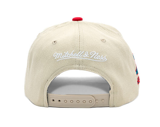 Kappe Mitchell & Ness - NBA - First Letter - Chicago Bulls - Sand/Blue