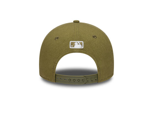 Kappe New Era - MLB Linen 9FORTY M-CROWN - LA Dodgers - New Olive