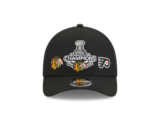 Kappe New Era - NHL AF 26 Champion VC 9FORTY M-CROWN - Chicago Blackhawks - Black