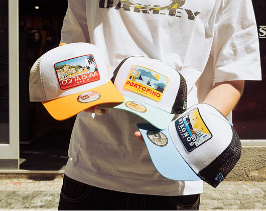 Kappe New Era - Branded Location Patch 9FORTY A-Frame Trucker - Blue