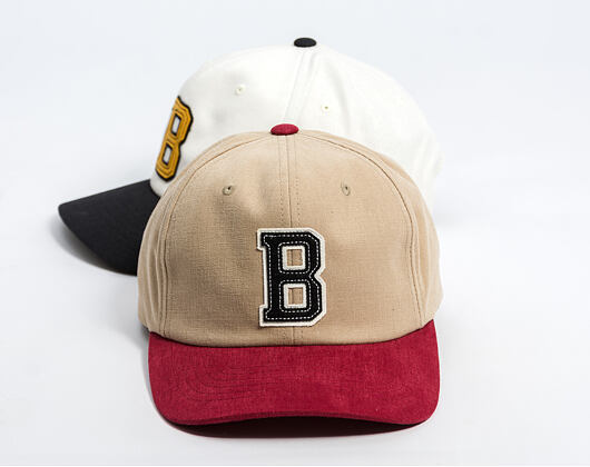 Kappe Brixton - Big B Mp Cap - Sand/Burgundy