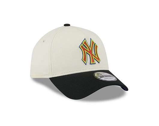 Kappe New Era - MLB Thermal Vision 9FORTY A-Frame - NY Yankees - Chrome White