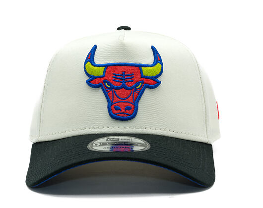 Kappe New Era - NBA Thermal Vision 9FORTY A-Frame - Chicago Bulls - Chrome White
