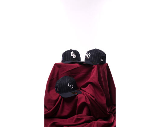 Kappe New Era - MLB Moon Cooperstown 59FIFTY - NY Yankees - White And Navy Pinstripe