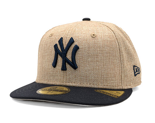 Kappe New Era - MLB "Summer Twine" 59FIFTY - NY Yankees - Team Color / Open Market Tan